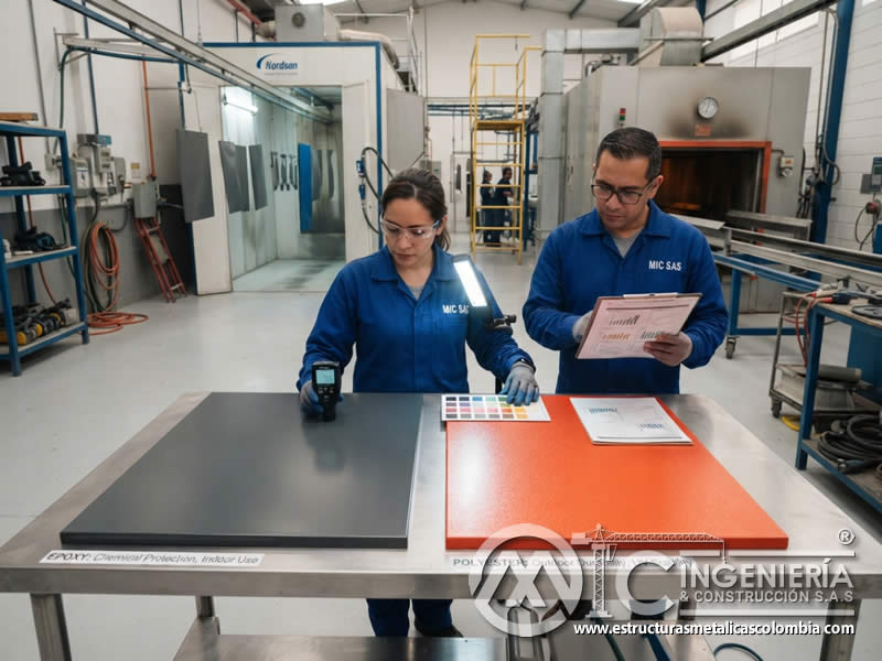 Diferencias entre pinturas en polvo epoxi y poliéster en Bogotá, Colombia. Montajes, Ingeniería y Construcción. MIC SAS. Diferencias entre pinturas en polvo epoxi y poliéster en Bogotá, Colombia. Montajes, Ingeniería y Construcción. MIC SAS.