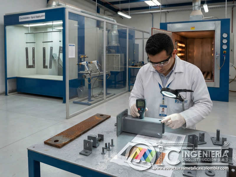 Pintura en polvo de poliuretano para entornos agresivos en Bogotá, Colombia. Montajes, Ingeniería y Construcción. MIC SAS. Pintura en polvo de poliuretano para entornos agresivos en Bogotá, Colombia. Montajes, Ingeniería y Construcción. MIC SAS.