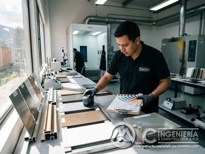 Pintura en polvo propiedades resistencia intemperie poliéster industrial en Bogotá, Colombia. Montajes, Ingeniería y Construcción. MIC SAS.