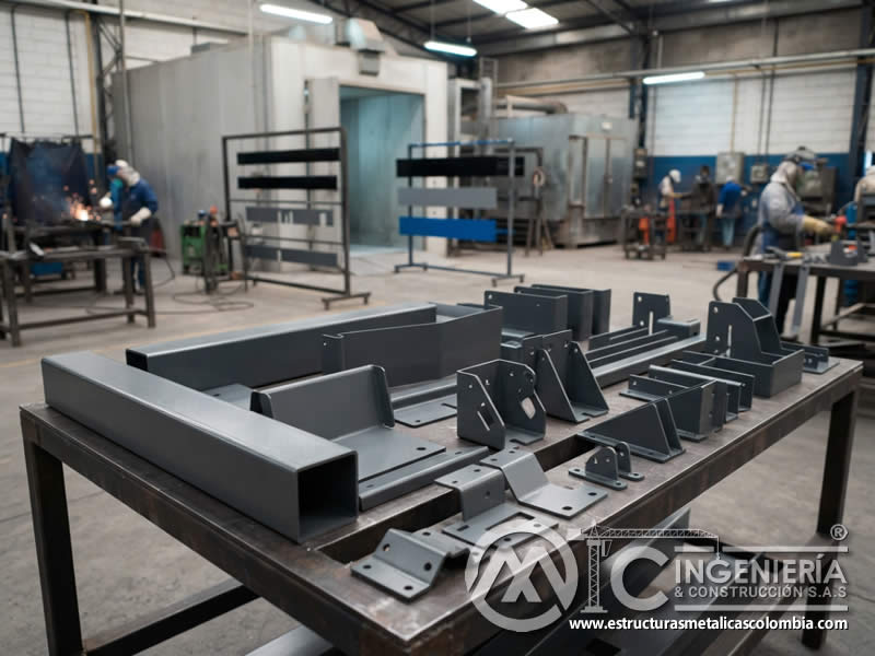 Acabado resistente para perfiles laminas y componentes en acero metálico Bogotá en Bogotá, Colombia. Montajes, Ingeniería y Construcción. MIC SAS. Acabado resistente para perfiles laminas y componentes en acero metálico Bogotá en Bogotá, Colombia. Montajes, Ingeniería y Construcción. MIC SAS.