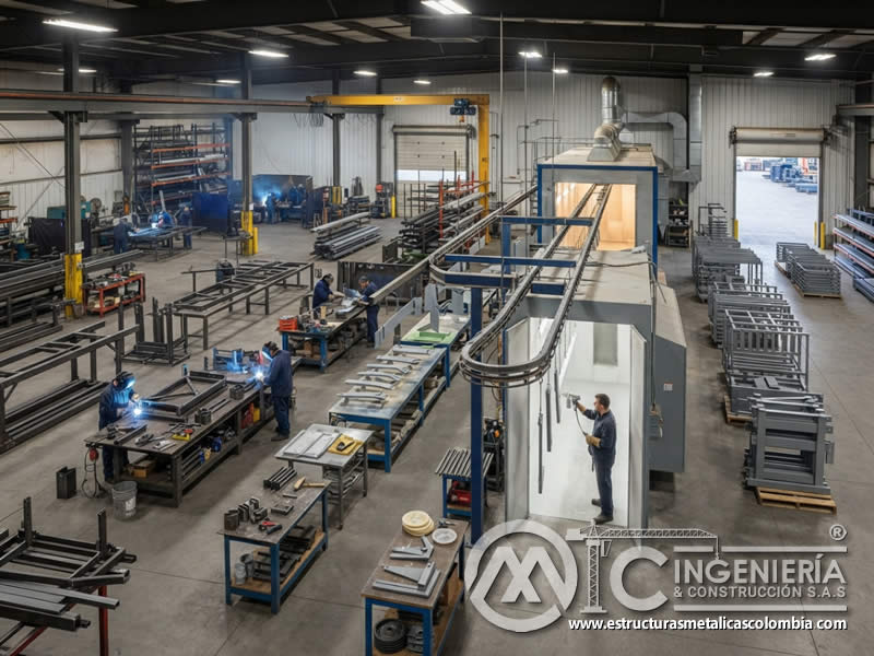 Fabricacion metalica con acabado epoxi poliéster de alto desempeno Bogotá en Bogotá, Colombia. Montajes, Ingeniería y Construcción. MIC SAS. Fabricacion metalica con acabado epoxi poliéster de alto desempeno Bogotá en Bogotá, Colombia. Montajes, Ingeniería y Construcción. MIC SAS.