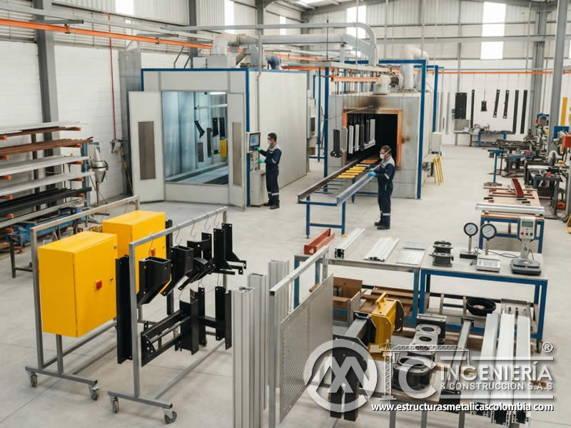 Soluciones de pintura en polvo epoxi poliéster para industria metálico Bogotá en Bogotá, Colombia. Montajes, Ingeniería y Construcción. MIC SAS. Soluciones de pintura en polvo epoxi poliéster para industria metálico Bogotá en Bogotá, Colombia. Montajes, Ingeniería y Construcción. MIC SAS.