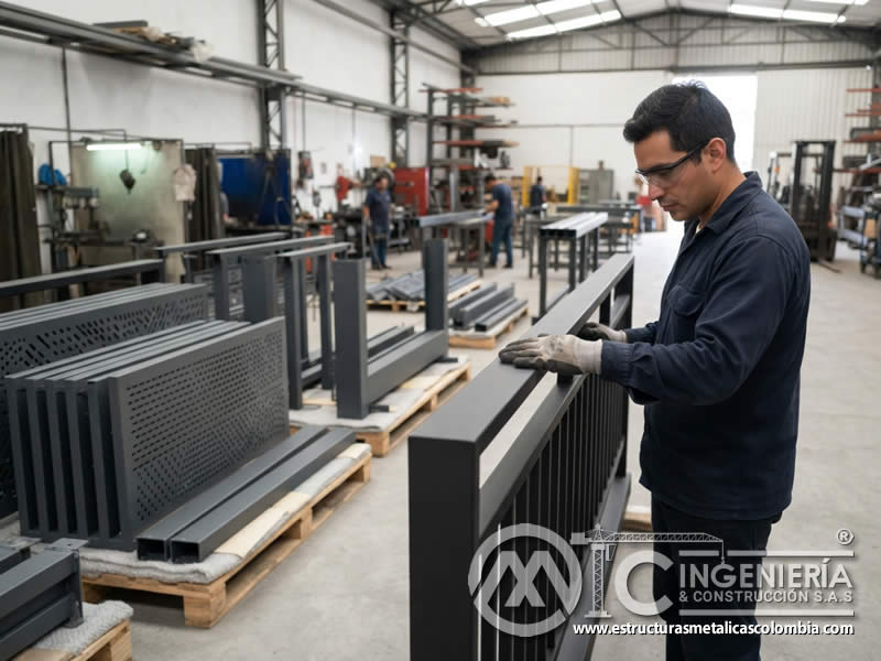 Acabado especial para barandas paneles y elementos urbanos de metálico Bogotá en Bogotá, Colombia. Montajes, Ingeniería y Construcción. MIC SAS. Acabado especial para barandas paneles y elementos urbanos de metálico Bogotá en Bogotá, Colombia. Montajes, Ingeniería y Construcción. MIC SAS.