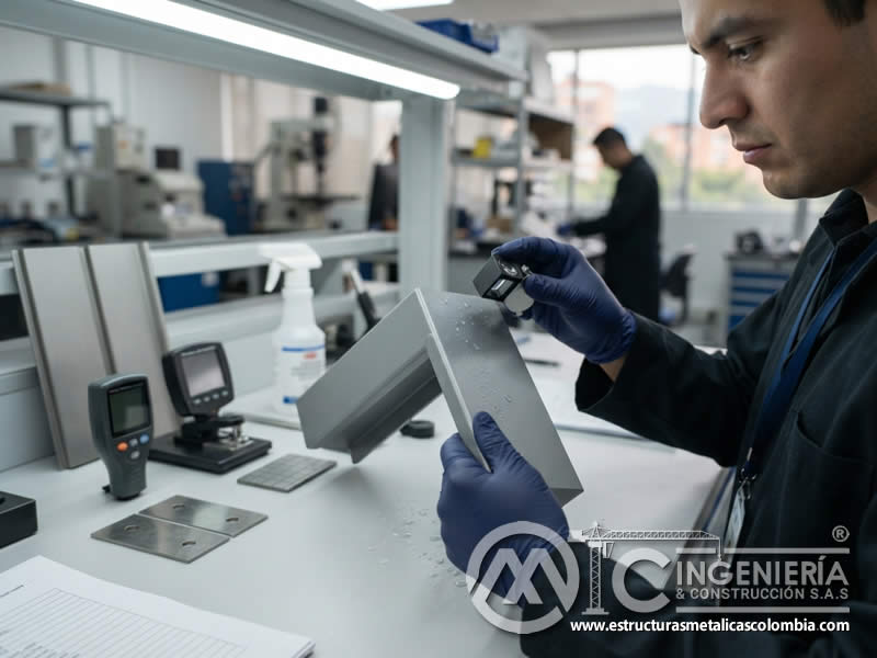 Inspección de adherencia textura y repelencia en recubrimientos especiales en Bogotá, Colombia. Montajes, Ingeniería y Construcción. MIC SAS. Inspección de adherencia textura y repelencia en recubrimientos especiales en Bogotá, Colombia. Montajes, Ingeniería y Construcción. MIC SAS.