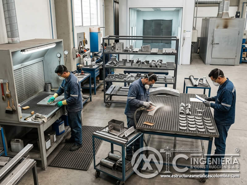 Preparación de piezas metálicas segun tipo de recubrimiento elegido Bogotá en Bogotá, Colombia. Montajes, Ingeniería y Construcción. MIC SAS. Preparación de piezas metálicas segun tipo de recubrimiento elegido Bogotá en Bogotá, Colombia. Montajes, Ingeniería y Construcción. MIC SAS.
