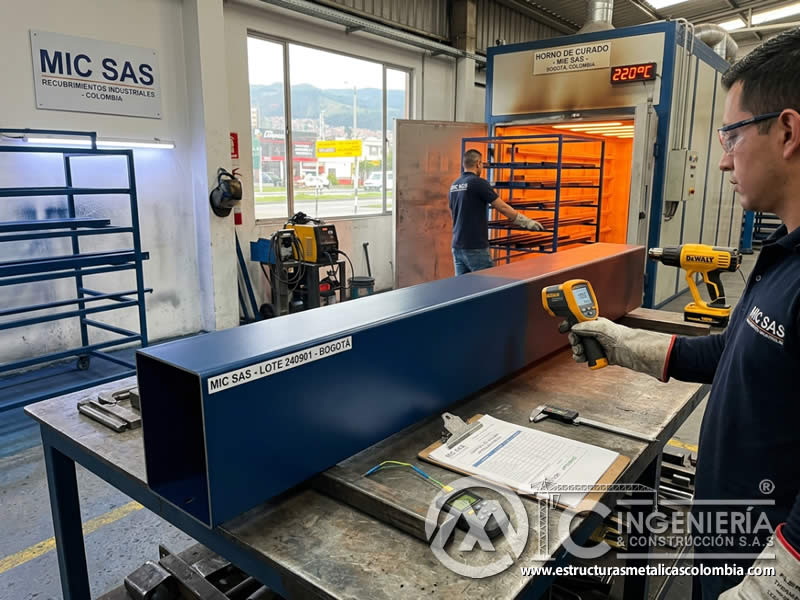 Pintura en polvo con estabilidad dimensional ante cambios de temperatura en Bogotá, Colombia. Montajes, Ingeniería y Construcción. MIC SAS. Pintura en polvo con estabilidad dimensional ante cambios de temperatura en Bogotá, Colombia. Montajes, Ingeniería y Construcción. MIC SAS.