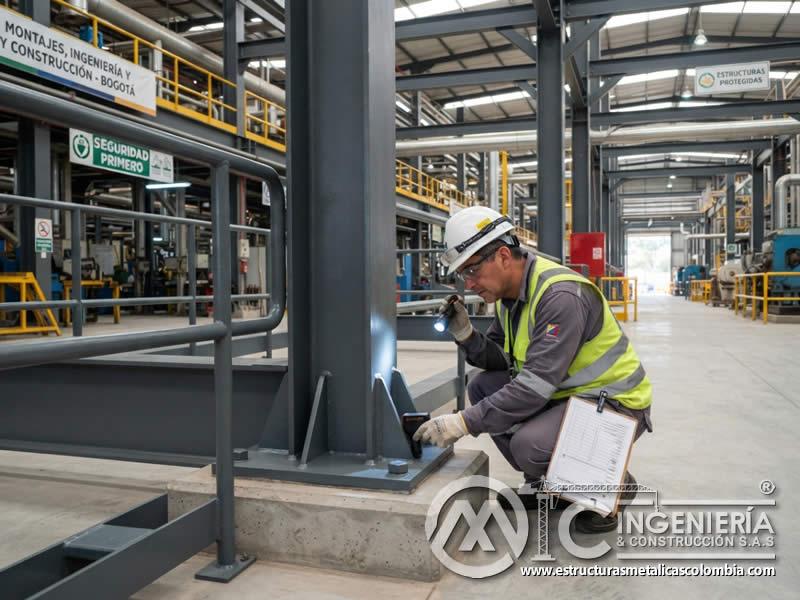 Integridad estructural en industrias metálicas con pintura en polvo en Bogotá, Colombia. Montajes, Ingeniería y Construcción. MIC SAS.