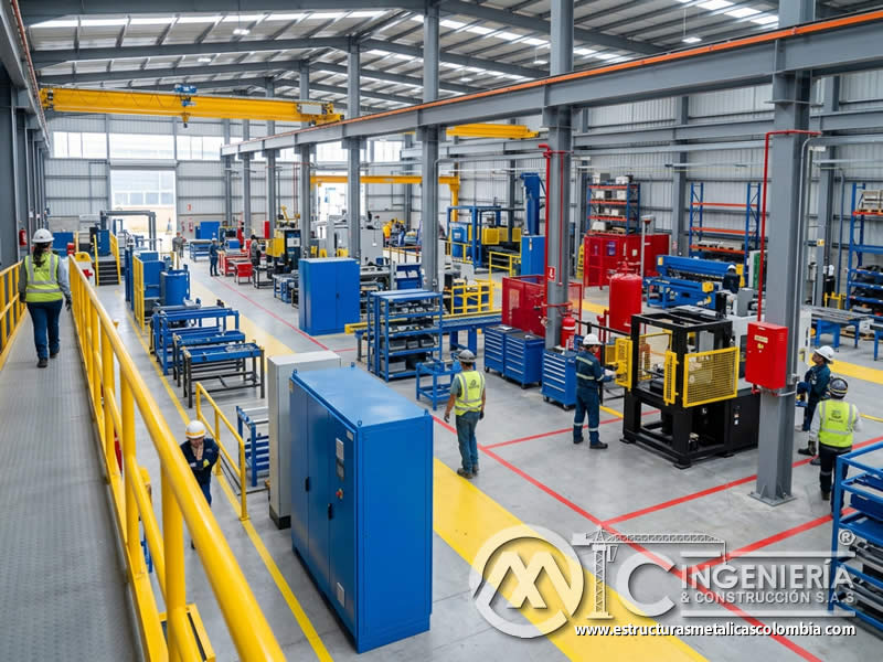 Colores de pintura en polvo para identificación de zonas y equipos metálicos en Bogotá, Colombia. Montajes, Ingeniería y Construcción. MIC SAS.