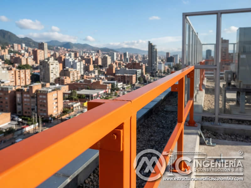 Pintura en polvo para exteriores con resistencia a decoloración y pérdida de color en Bogotá, Colombia. Montajes, Ingeniería y Construcción. MIC SAS.