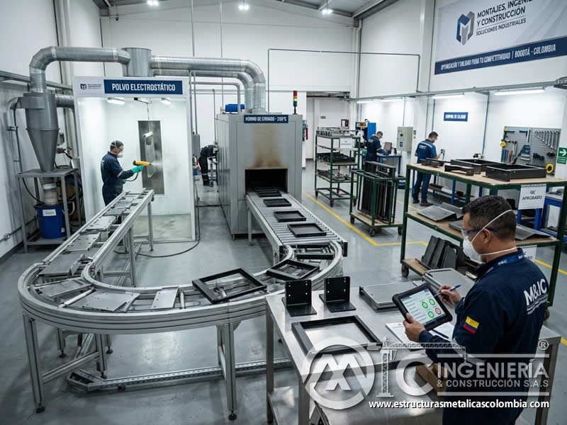 Competitividad industrial en pintura en polvo según costos iniciales en Bogotá, Colombia. Montajes, Ingeniería y Construcción. MIC SAS. Competitividad industrial en pintura en polvo según costos iniciales en Bogotá, Colombia. Montajes, Ingeniería y Construcción. MIC SAS.