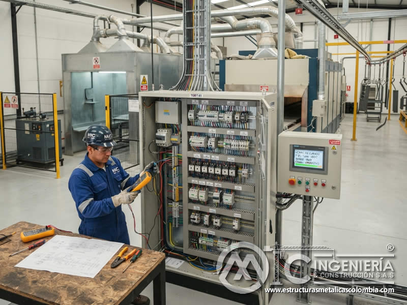 Instalación eléctrica para pintura en polvo con costos de infraestructura en Bogotá, Colombia. Montajes, Ingeniería y Construcción. MIC SAS. Instalación eléctrica para pintura en polvo con costos de infraestructura en Bogotá, Colombia. Montajes, Ingeniería y Construcción. MIC SAS.
