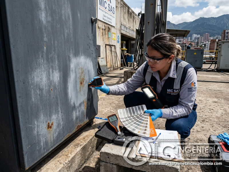 Rayos uv degradacion ambiental pintura en polvo reparaciones locales final en Bogotá, Colombia. Montajes, Ingeniería y Construcción. MIC SAS. Rayos uv degradacion ambiental pintura en polvo reparaciones locales final en Bogotá, Colombia. Montajes, Ingeniería y Construcción. MIC SAS.