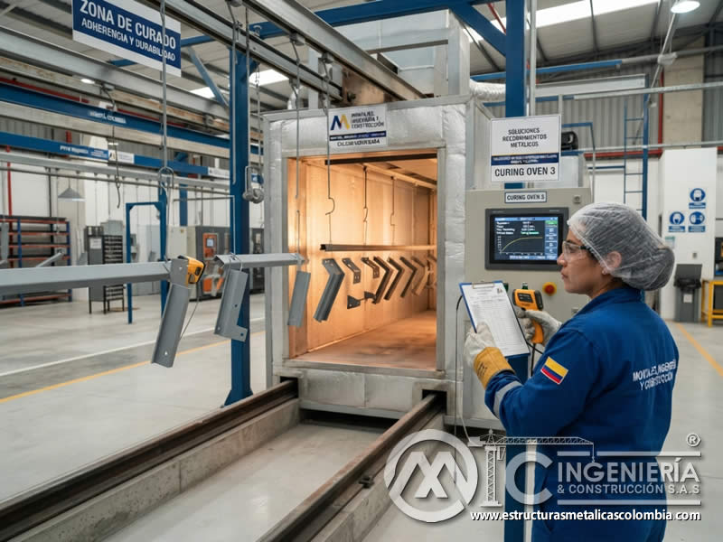 Temperatura curado adhesion durabilidad pintura en polvo técnica total final en Bogotá, Colombia. Montajes, Ingeniería y Construcción. MIC SAS. Temperatura curado adhesion durabilidad pintura en polvo técnica total final en Bogotá, Colombia. Montajes, Ingeniería y Construcción. MIC SAS.