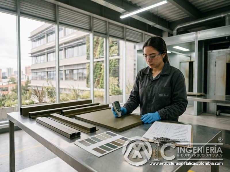 Acabados sostenibles con pintura en polvo para proyectos con certificación LEED en Bogotá, Colombia. Montajes, Ingeniería y Construcción. MIC SAS. Acabados sostenibles con pintura en polvo para proyectos con certificación LEED en Bogotá, Colombia. Montajes, Ingeniería y Construcción. MIC SAS.