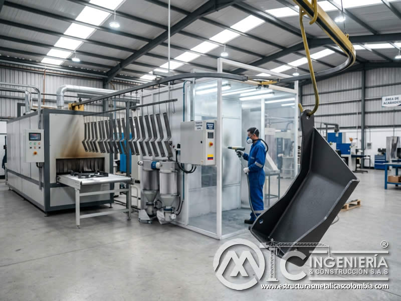 Reducción de huella de carbono con pintura en polvo libre de solventes en Bogotá, Colombia. Montajes, Ingeniería y Construcción. MIC SAS. Reducción de huella de carbono con pintura en polvo libre de solventes en Bogotá, Colombia. Montajes, Ingeniería y Construcción. MIC SAS.