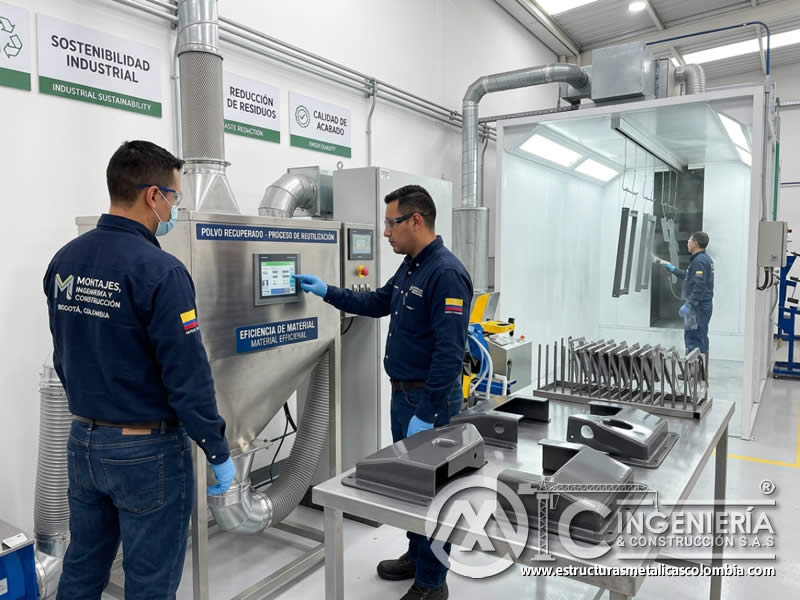Reutilización de materiales en pintura en polvo para aprovechamiento sostenible en Bogotá, Colombia. Montajes, Ingeniería y Construcción. MIC SAS. Reutilización de materiales en pintura en polvo para aprovechamiento sostenible en Bogotá, Colombia. Montajes, Ingeniería y Construcción. MIC SAS.