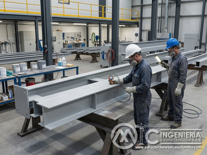 Durabilidad y ahorro a largo plazo en pintura industrial metálica en Bogotá, Colombia. Montajes, Ingeniería y Construcción. MIC SAS.