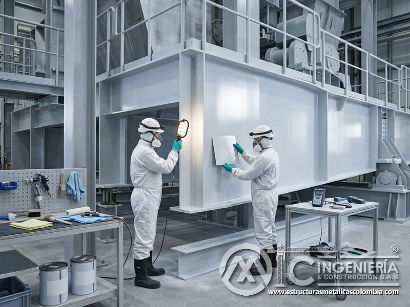 Eficiencia energética con recubrimiento industrial para metal en Bogotá, Colombia. Montajes, Ingeniería y Construcción. MIC SAS.