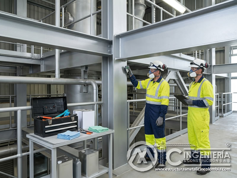 Ahorro en mantenimiento con pintura industrial para metal en Bogotá, Colombia. Montajes, Ingeniería y Construcción. MIC SAS.
