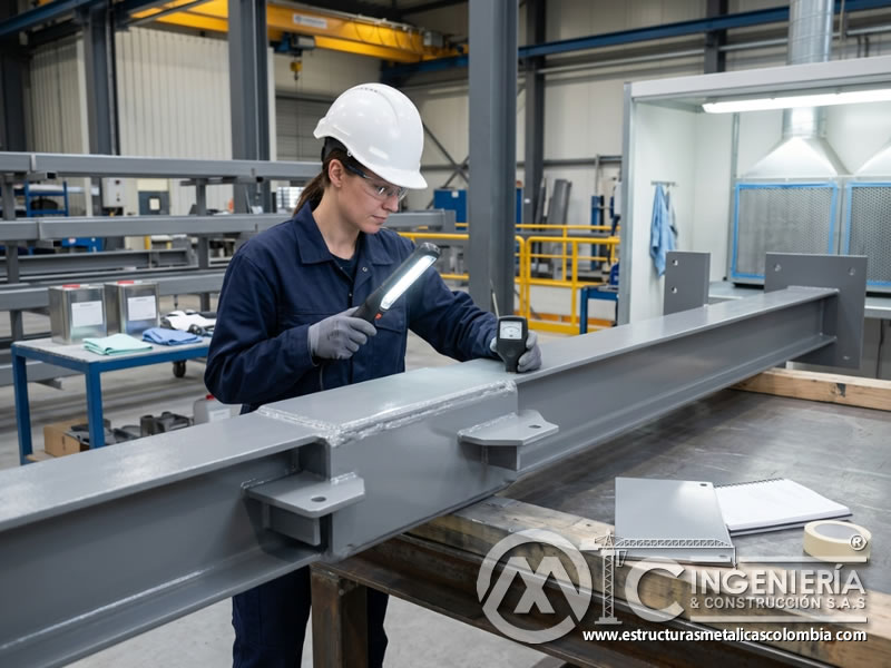 Control de calidad de pintura industrial para menor mantenimiento en Bogotá, Colombia. Montajes, Ingeniería y Construcción. MIC SAS.
