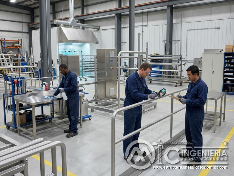 Control de bacterias y hongos en pintura industrial metálica en Bogotá, Colombia. Montajes, Ingeniería y Construcción. MIC SAS.