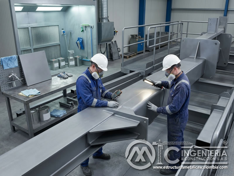 Iones de cobre en pintura industrial antimicrobiana para metal en Bogotá, Colombia. Montajes, Ingeniería y Construcción. MIC SAS.