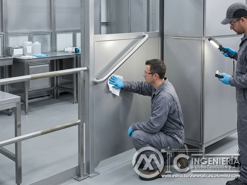 Mantenimiento reducido con pintura antimicrobiana industrial en Bogotá, Colombia. Montajes, Ingeniería y Construcción. MIC SAS.