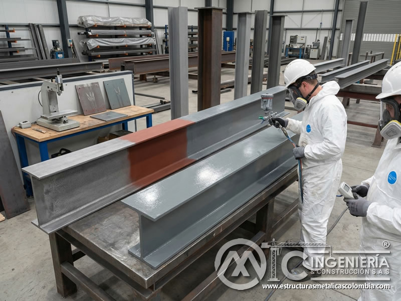 Recubrimiento multicapa contra daños físicos en pintura industrial en Bogotá, Colombia. Montajes, Ingeniería y Construcción. MIC SAS.
