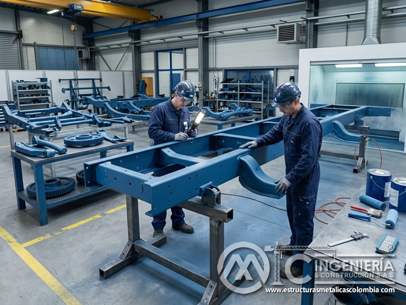 Recubrimiento industrial para transporte resistente a impactos en Bogotá, Colombia. Montajes, Ingeniería y Construcción. MIC SAS.