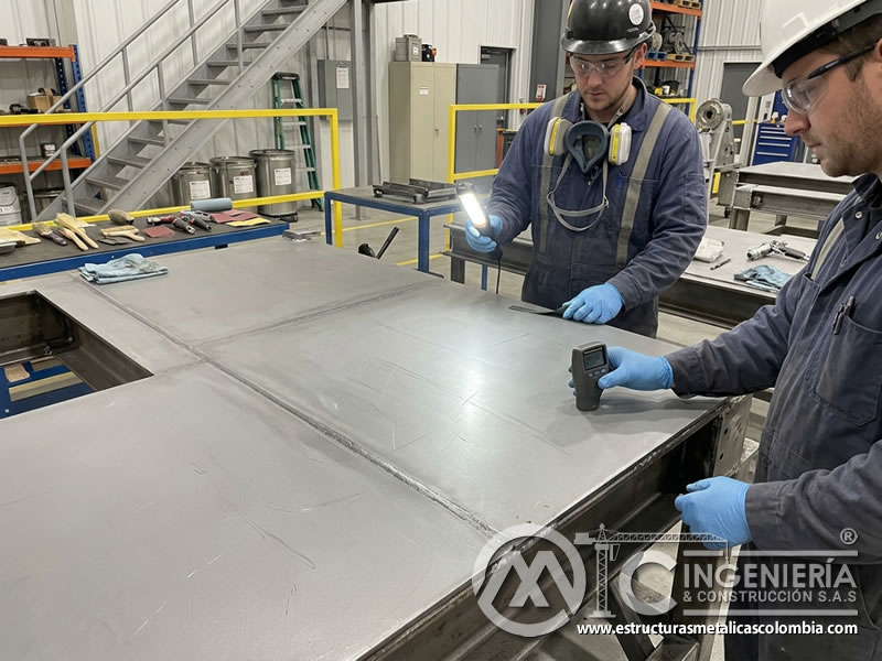 Recubrimiento autocurativo para impactos en pintura industrial en Bogotá, Colombia. Montajes, Ingeniería y Construcción. MIC SAS.