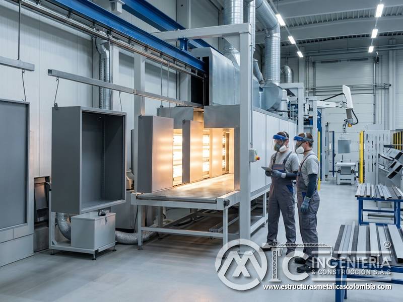 Sistemas de curado UV para ahorro en pintura industrial en Bogotá, Colombia. Montajes, Ingeniería y Construcción. MIC SAS.