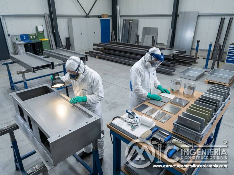 Materiales, aplicación, mantenimiento y durabilidad en proyectos metálicos en Bogotá, Colombia. Montajes, Ingeniería y Construcción. MIC SAS.