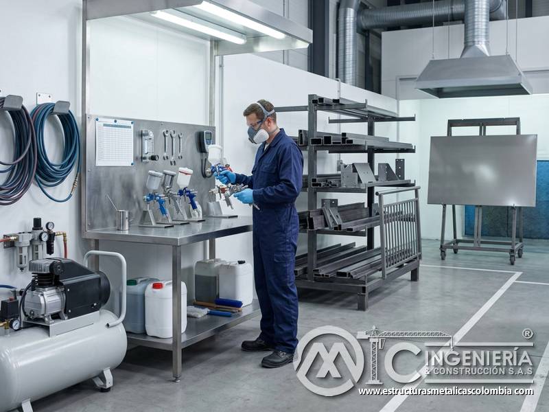 Pistolas, compresores y accesorios seleccionados para recubrimientos industriales en Bogotá, Colombia. Montajes, Ingeniería y Construcción. MIC SAS.