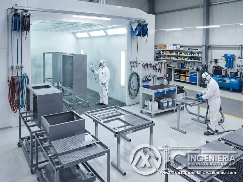 Equipos profesionales para pintura industrial y acabados confiables en Bogotá, Colombia. Montajes, Ingeniería y Construcción. MIC SAS.