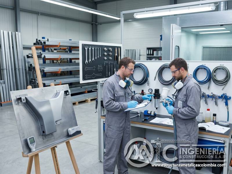 Compra, alquiler, mantenimiento y vida útil de equipos de pintura industrial en Bogotá, Colombia. Montajes, Ingeniería y Construcción. MIC SAS.