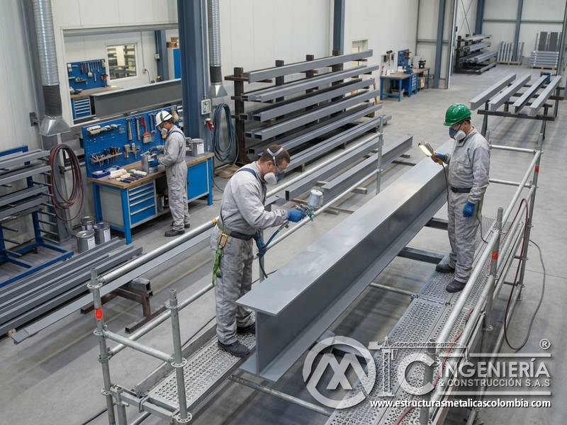 Equipos capacitados para aplicar recubrimientos con precisión y eficiencia en Bogotá, Colombia. Montajes, Ingeniería y Construcción. MIC SAS.