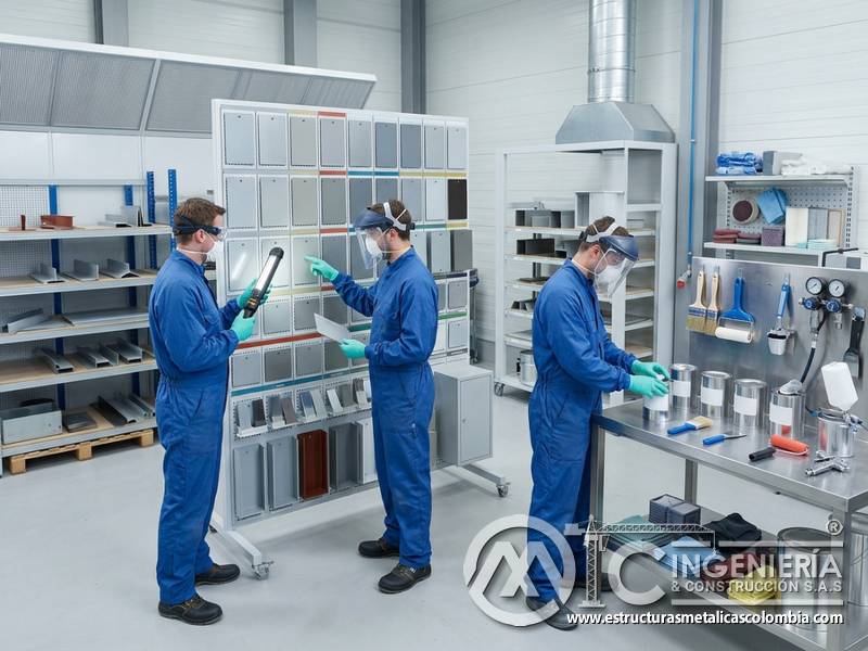 Imprimación acrílica y alquídica según superficie y costo del proyecto en Bogotá, Colombia. Montajes, Ingeniería y Construcción. MIC SAS.