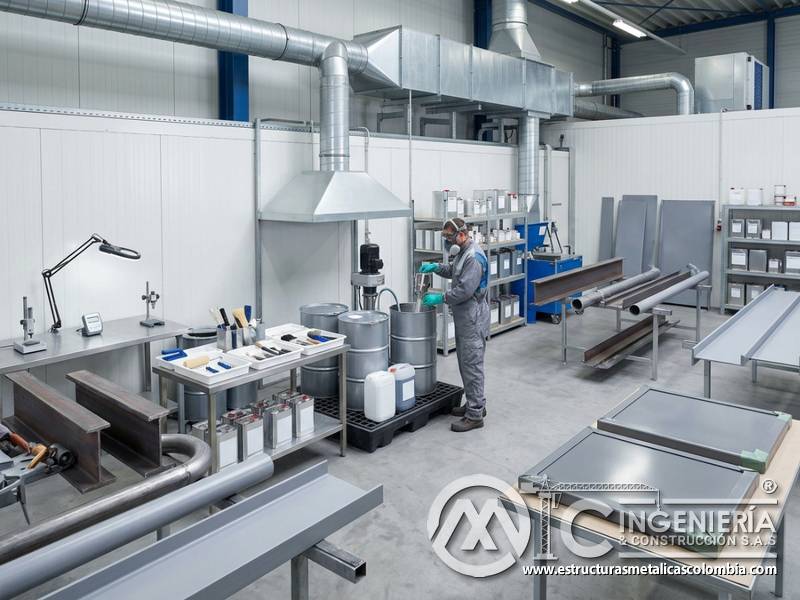 Normativas para materiales adicionales en pintura industrial segura en Bogotá, Colombia. Montajes, Ingeniería y Construcción. MIC SAS.