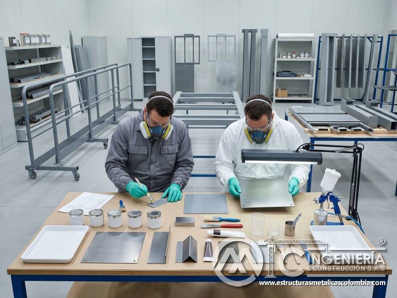 Proveedores y costos de materiales adicionales para pintura industrial en Bogotá, Colombia. Montajes, Ingeniería y Construcción. MIC SAS.