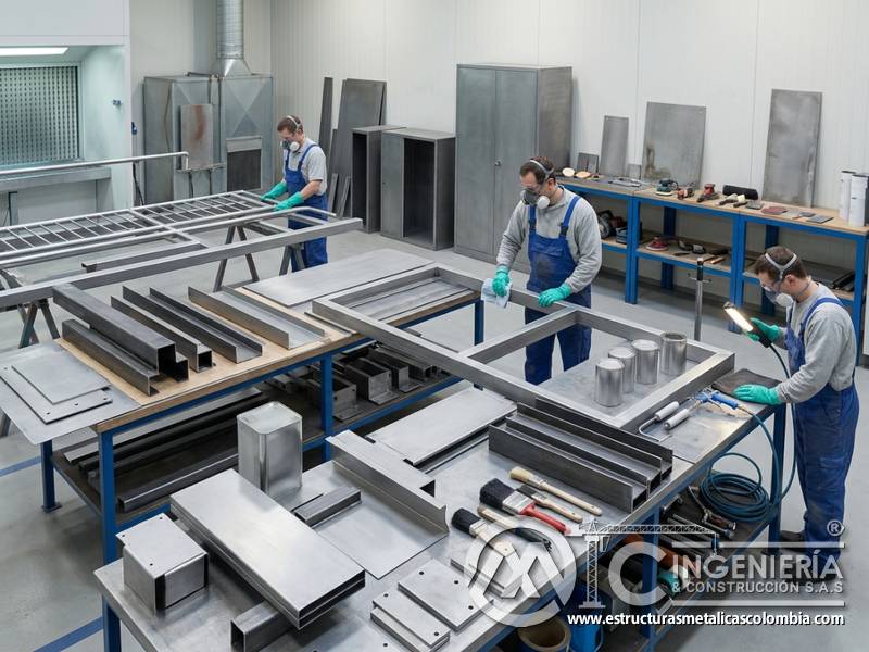 Aplicación de imprimaciones para adherencia y vida útil del recubrimiento en Bogotá, Colombia. Montajes, Ingeniería y Construcción. MIC SAS.