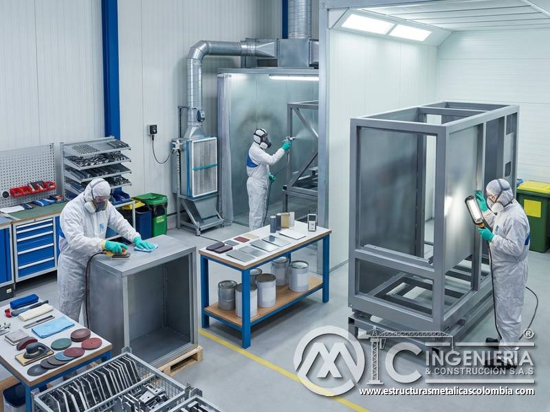 Costos ocultos reducidos con preparación y aplicación técnica de recubrimientos en Bogotá, Colombia. Montajes, Ingeniería y Construcción. MIC SAS.