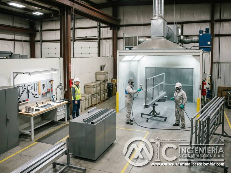 Normas de seguridad laboral en pintura industrial y costos del proyecto en Bogotá, Colombia. Montajes, Ingeniería y Construcción. MIC SAS.