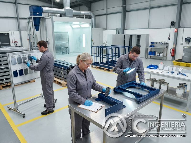 Inspecciones y auditorías de pintura industrial con costos asociados en Bogotá, Colombia. Montajes, Ingeniería y Construcción. MIC SAS.