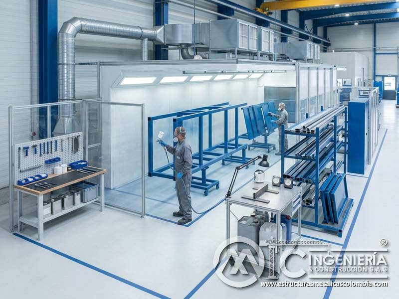 Adaptación de procesos a nuevas normativas de pintura industrial en Bogotá, Colombia. Montajes, Ingeniería y Construcción. MIC SAS.