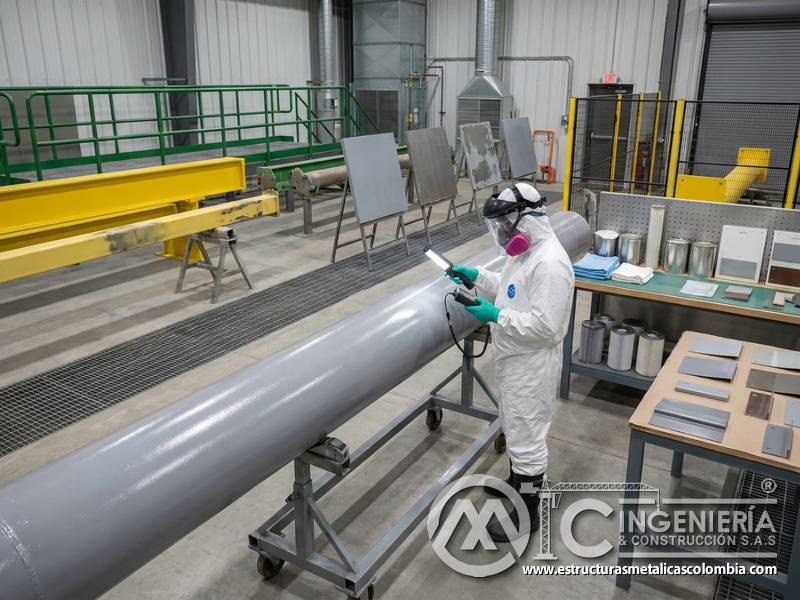 Mantenimiento y vida útil del recubrimiento industrial en Bogotá, Colombia. Montajes, Ingeniería y Construcción. MIC SAS.