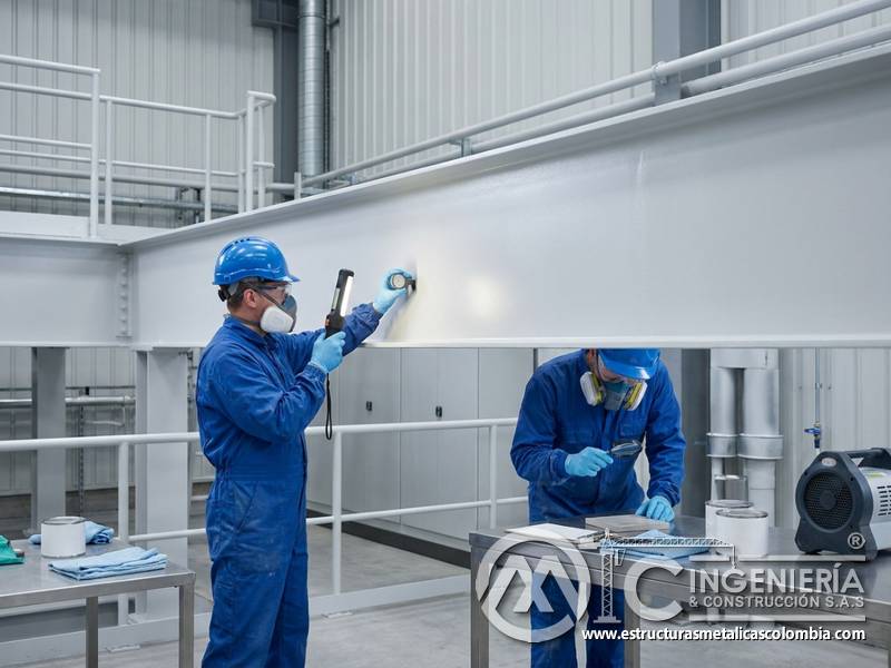 Evaluación de pintura antimicrobiana industrial en Bogotá, Colombia. Montajes, Ingeniería y Construcción. MIC SAS.
