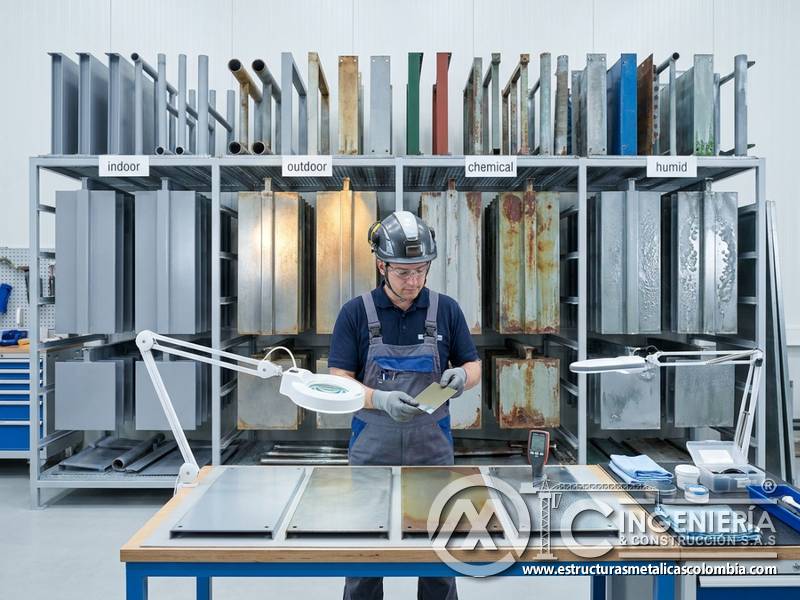 Selección de pintura industrial por ambiente y servicio en Bogotá, Colombia. Montajes, Ingeniería y Construcción. MIC SAS.