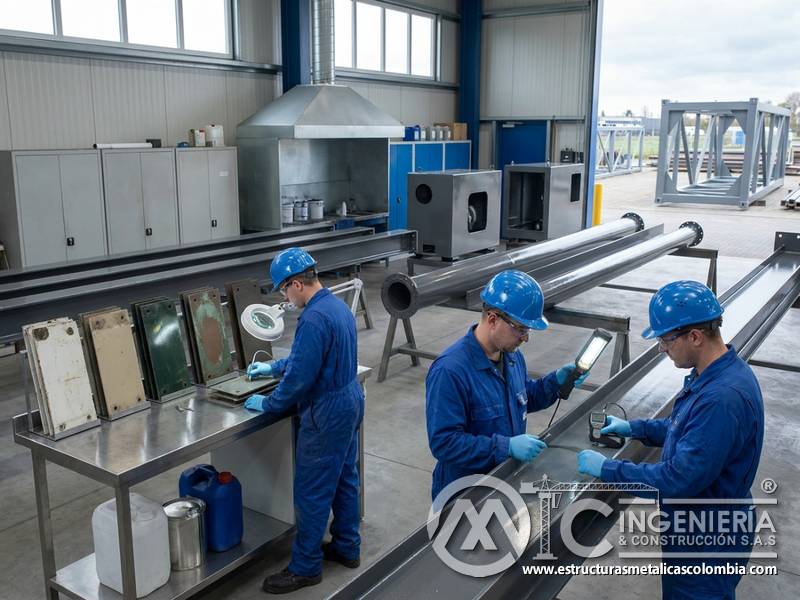 Vida útil de pintura epóxica industrial en Bogotá, Colombia. Montajes, Ingeniería y Construcción. MIC SAS.