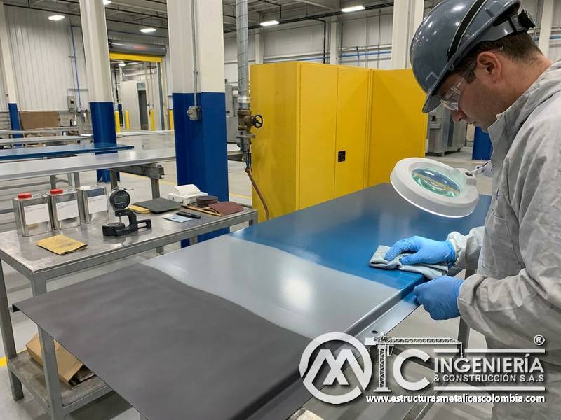 Compatibilidad de capas y durabilidad de pintura industrial en Bogotá, Colombia. Montajes, Ingeniería y Construcción. MIC SAS.