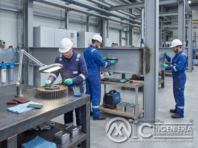 Condiciones de servicio y desgaste de pintura industrial en Bogotá, Colombia. Montajes, Ingeniería y Construcción. MIC SAS.